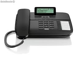 Gigaset DA710 Téléphone Filaire Avec Répertoire Pour Une Utilisation Résidentielle Et Professionnelle - Noir