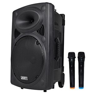 Jerry Baffle Professionel Bluetooth Sans Fil - Avec 2 Micro- Noir - Prix  pas cher