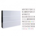 Boîte lumineuse multicolore à messages