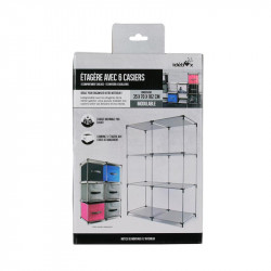 Étagère à 6 casiers