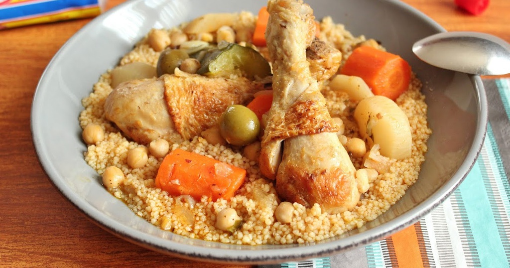 couscous beurré au poulet