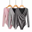 Pull à manches longues et col rond pour femmes, vêtements de haute qualité, body, prêt à l'emploi