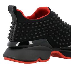 Christian Louboutin spike sock donna basket noire