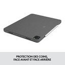 Logitech Combo Touch IPad Pro 11 Pouces (1re, 2e, 3e Gén - 2018, 2020, 2021) Etui Clavier