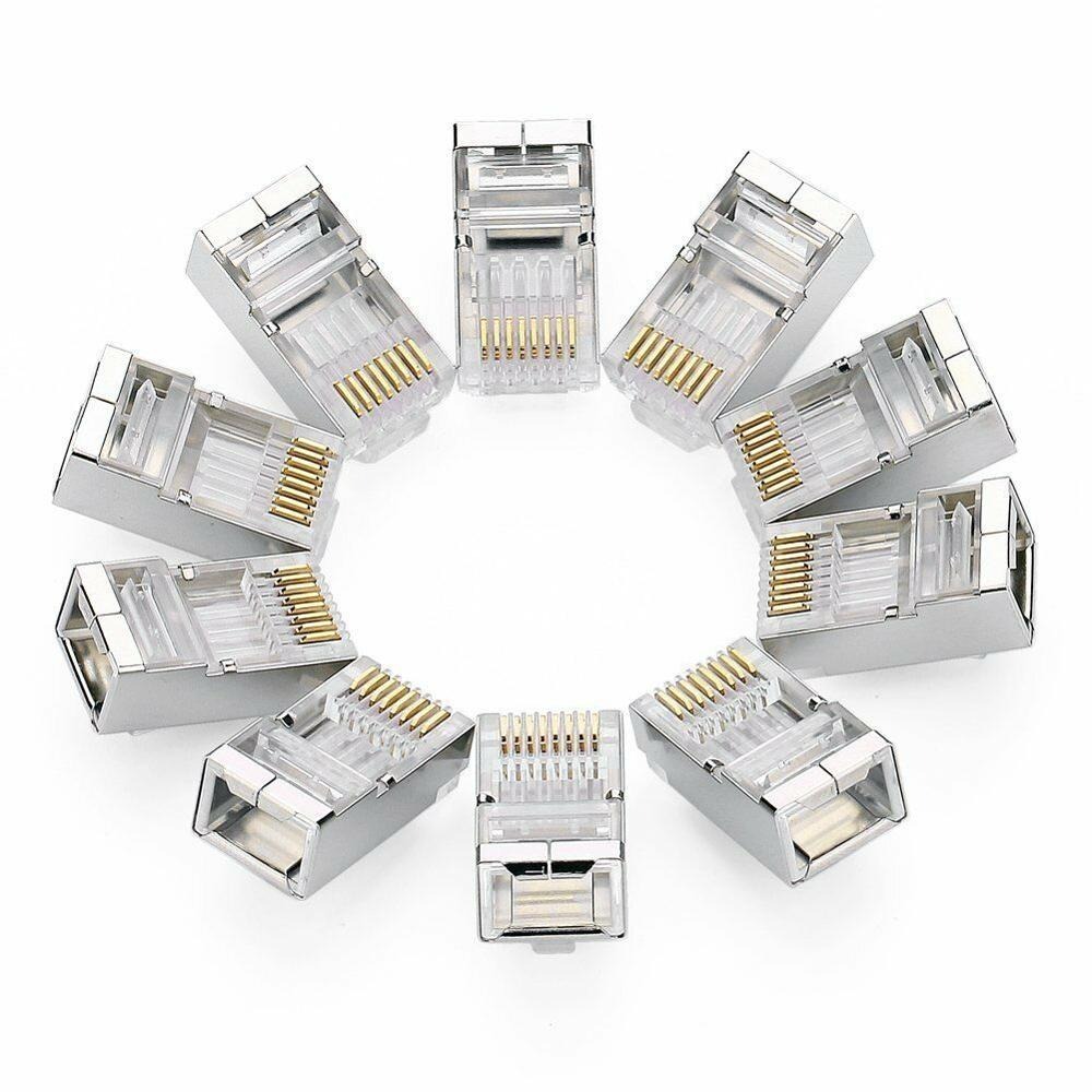 Connecteur RJ45 Blindés - 50 Pièces