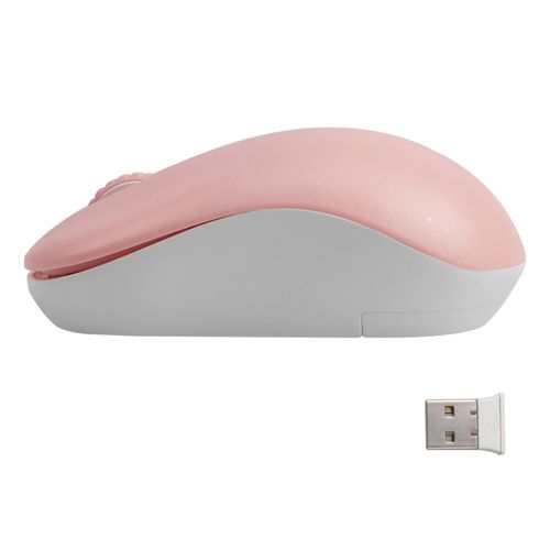 Meetion Souris Sans Fil Meetion R545 - Pile Incluse - Wifi  - Rose