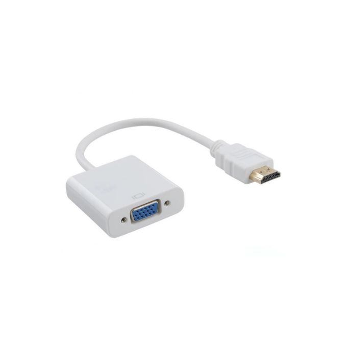 TNB Adaptateur HDMI Mâle Vers VGA Femelle - Blanc