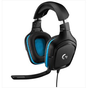 Logitech G432 Casque Gamer Filaire, Son 7.1 Surround - PC/Mac/Xbox One/PS4/Nintendo Switch - Noir