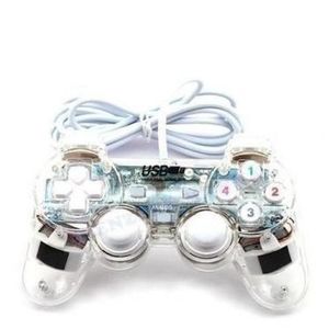 2 Manettes De Jeu - Contrôleur Pour PC Ordinateur Portable - Transparent