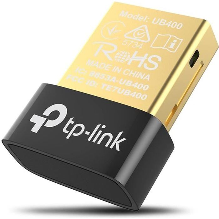 TP-Link Clé Wifi - Adaptateur USB Mini -TL-WN823N - Noir/Or