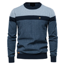 Pull-en-coton-pour-homme-col-rond