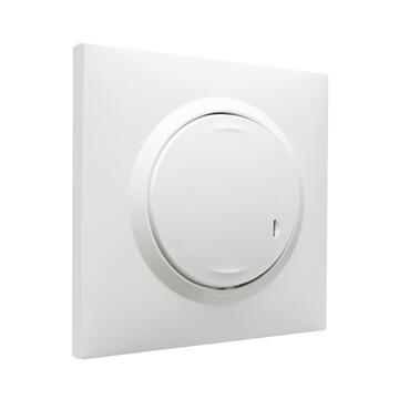Interrupteur sans fils pour interrupteur à câbler connecté ou prise connectée dooxie with Netatmo avec plaque blanche