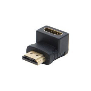 Adaptateur HDMI M/F 90°-Noir