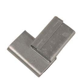 CHAPES METALLIQUES GALVA FERMEES 32 x 57mm x 0.9mm POUR FEUILLARD ACIER