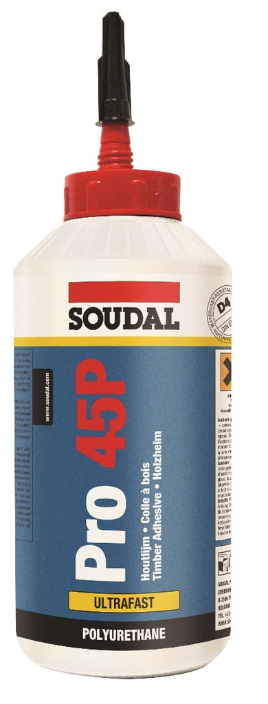 COLLE A BOIS POLYURETHANE 750g PRO 45P SOUDAL REF 108765