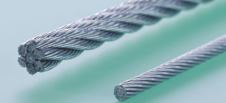 CABLE ACIER GALVA 4mm 7 x 7 AA / METRE