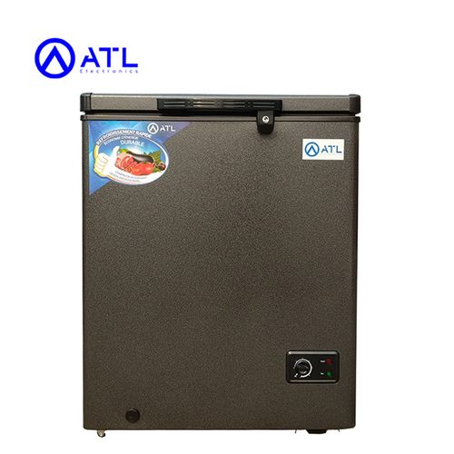 ATL Congelateur 142L - 01 Porte - Special Pattern - Serrure - 01 Panier - Anti Corrosion - Anti Rayure