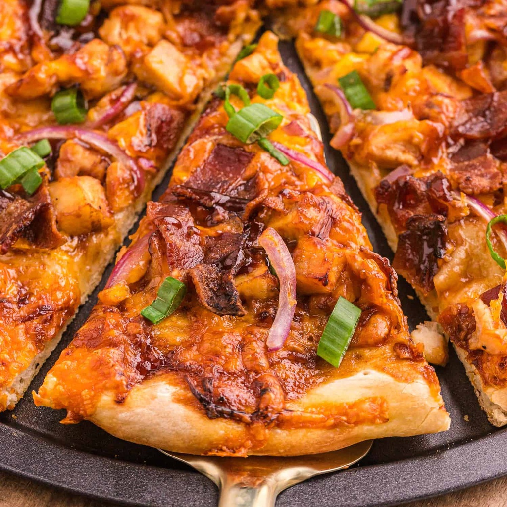 Pizza chiken BBQ