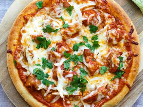 Pizza tikka chicken