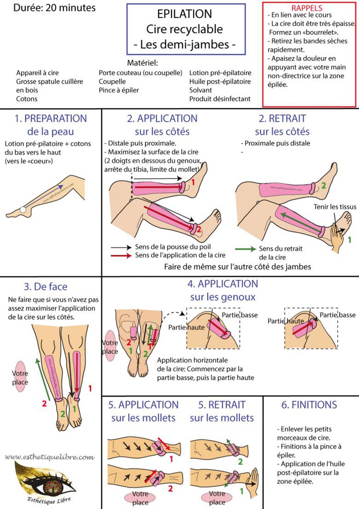 Epilation Demi jambe