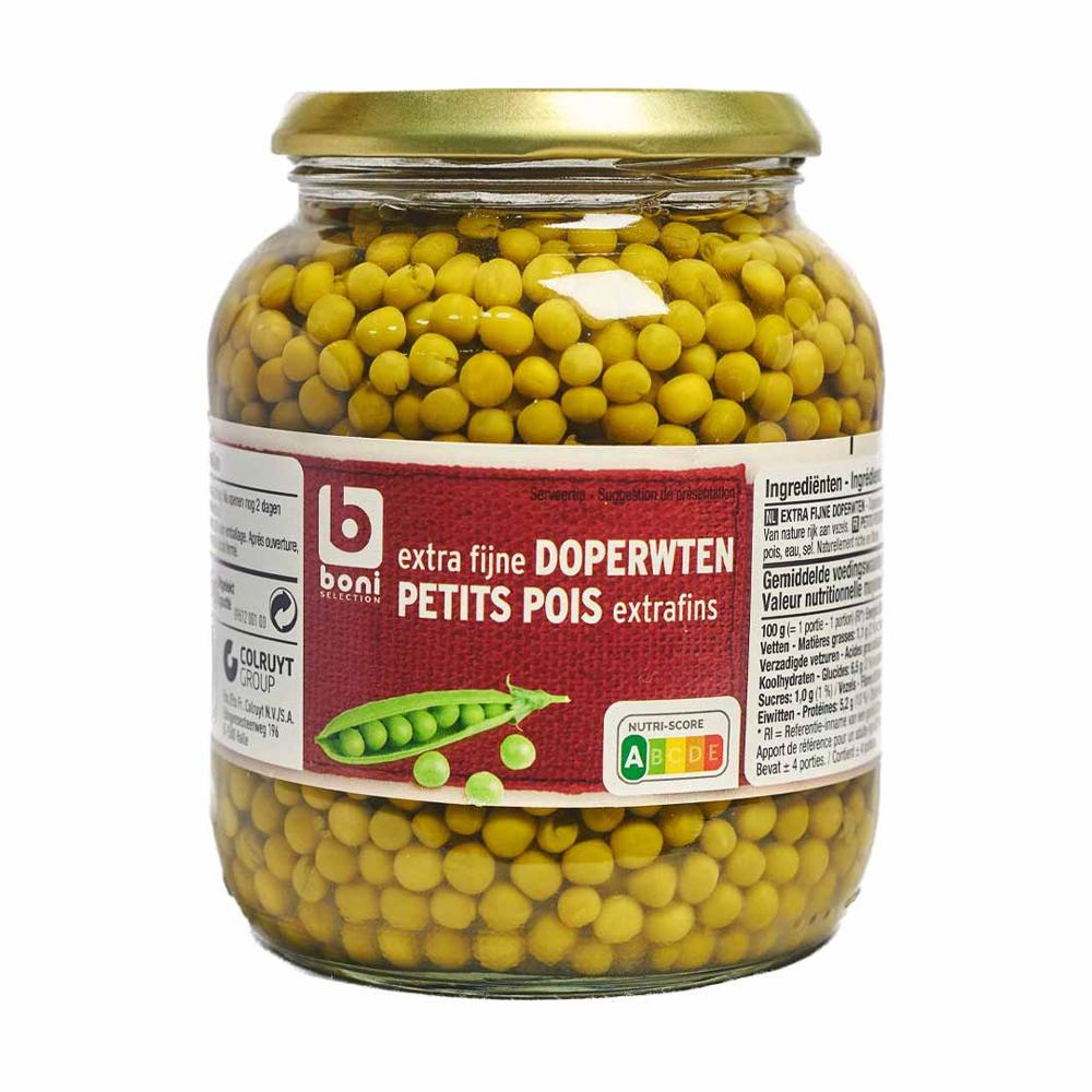 BONI PETITS POIS EXTRAFINS 660G