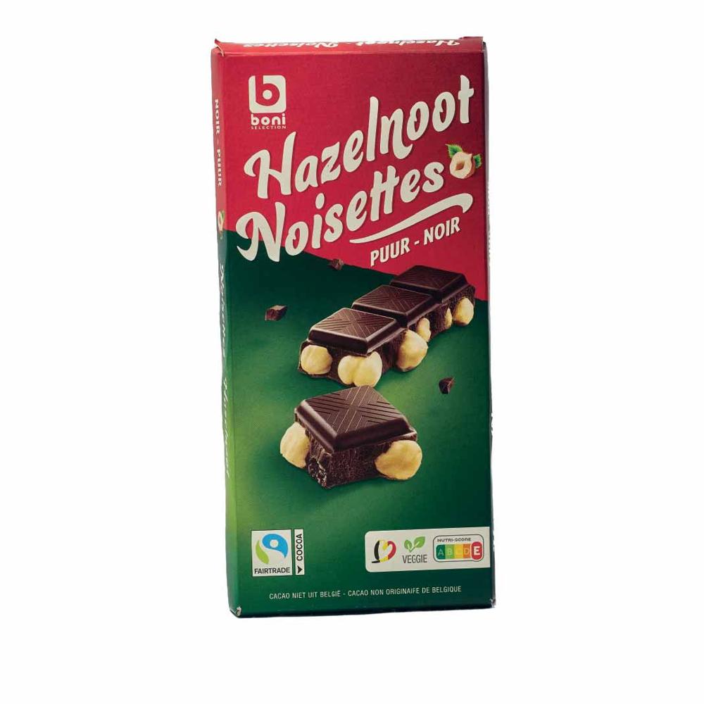 BONI chocolat noir noisettes FT 200g