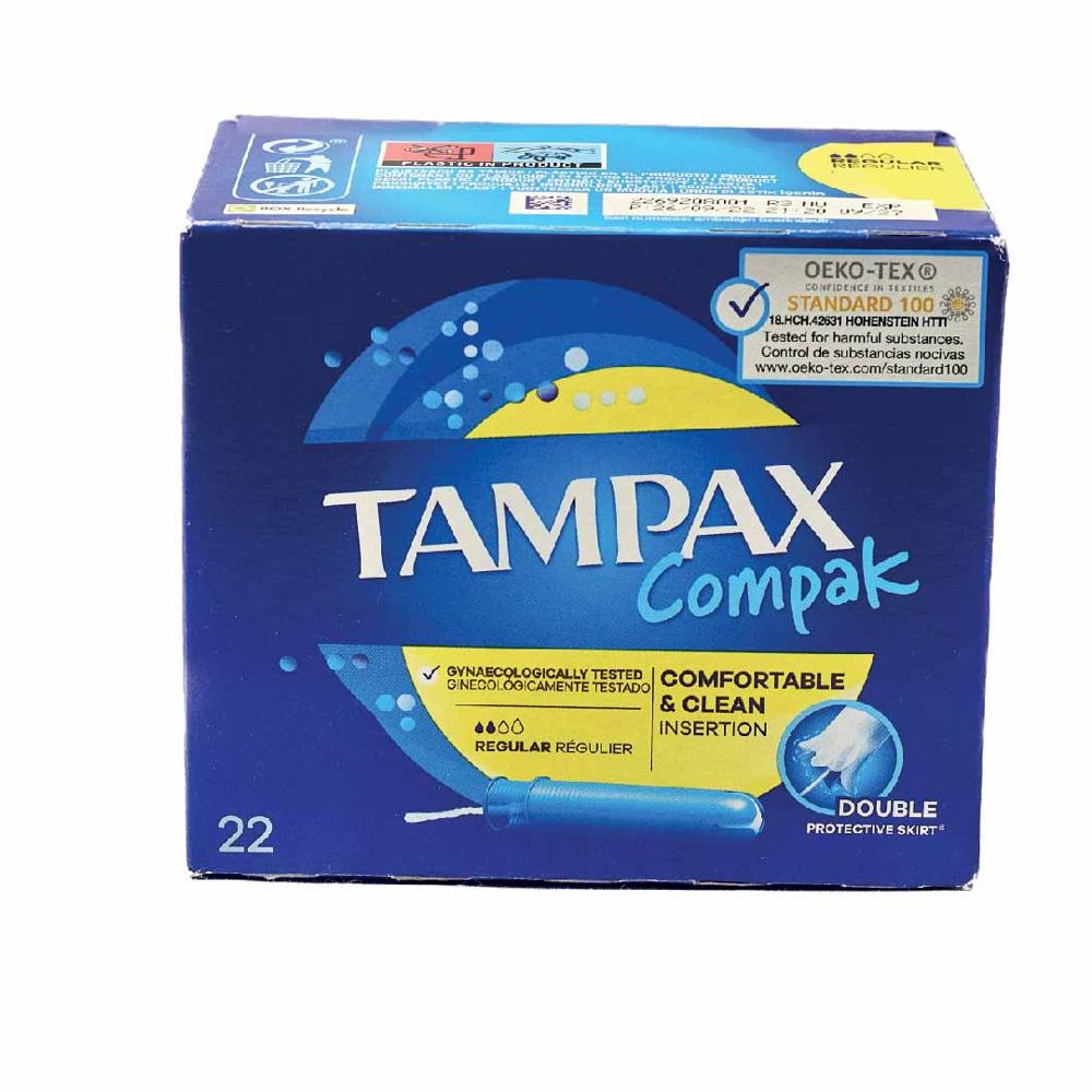 TAMPAX COMPAK regular 22pc