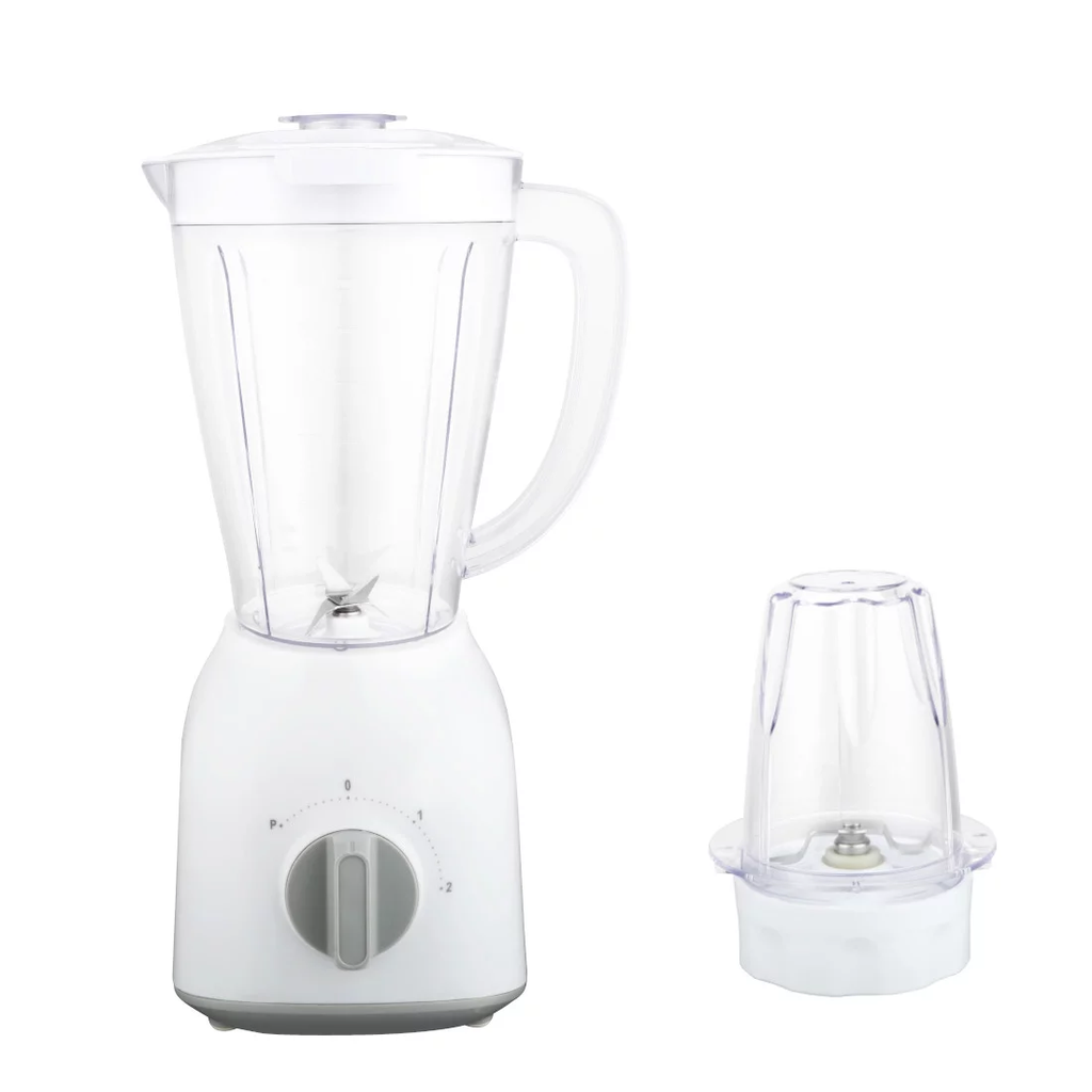  BL2005CG-CB - MIXEUR NASCO 1.5LT 400W/ BOCAL EN VERRE/ AVEC BROYEUR/ PLASTIC BODY/2 VIT./6/CT