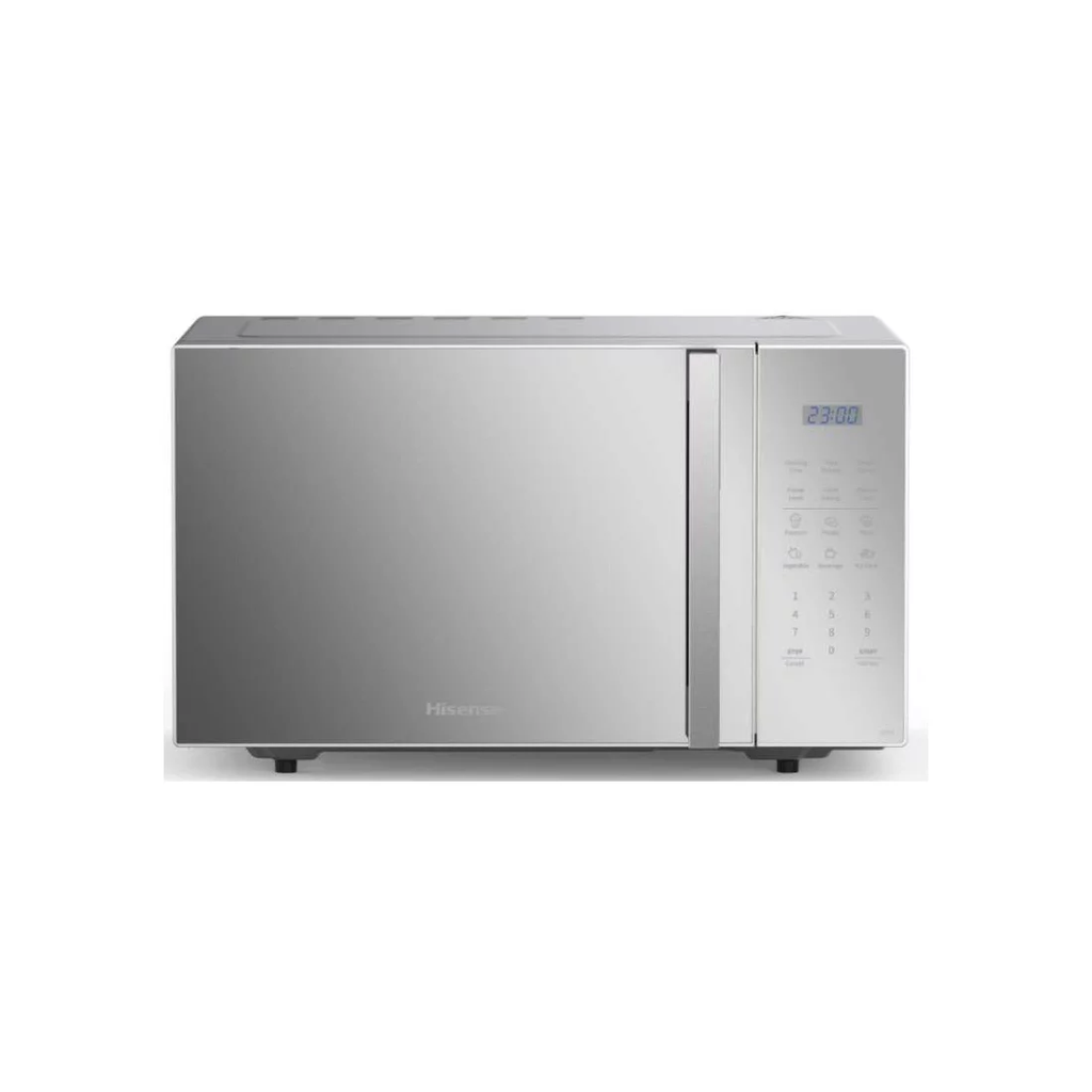  H30MOMS9H - MICRO-ONDE HISENSE/ 30 LT/900W/SILVER MIRROIR/ECRAN TACTILE/AVEC POIGNEE/11 POWER LEVELS