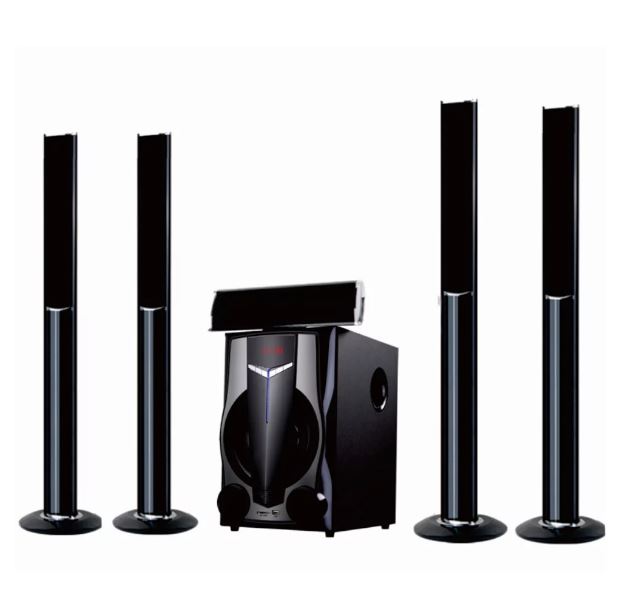  NAS-HT5.1-N6710 - HOME CINEMA 5.1CH NASCO/45W CAISSON DE BASSE+10Wx5 HAUT-PARL./BT-USB-MP3-FM/TELEC.