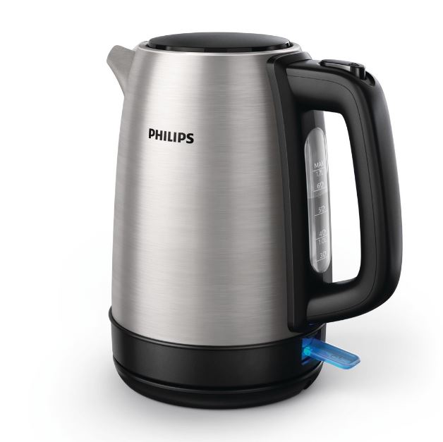  HD9350/90 - BOUILLOIRE ELECTRIQUE PHILIPS/ 1.7 LITRES/ 2200W/ 3000 SERIES/NOIR-INOX/ 6PCS/CT 
