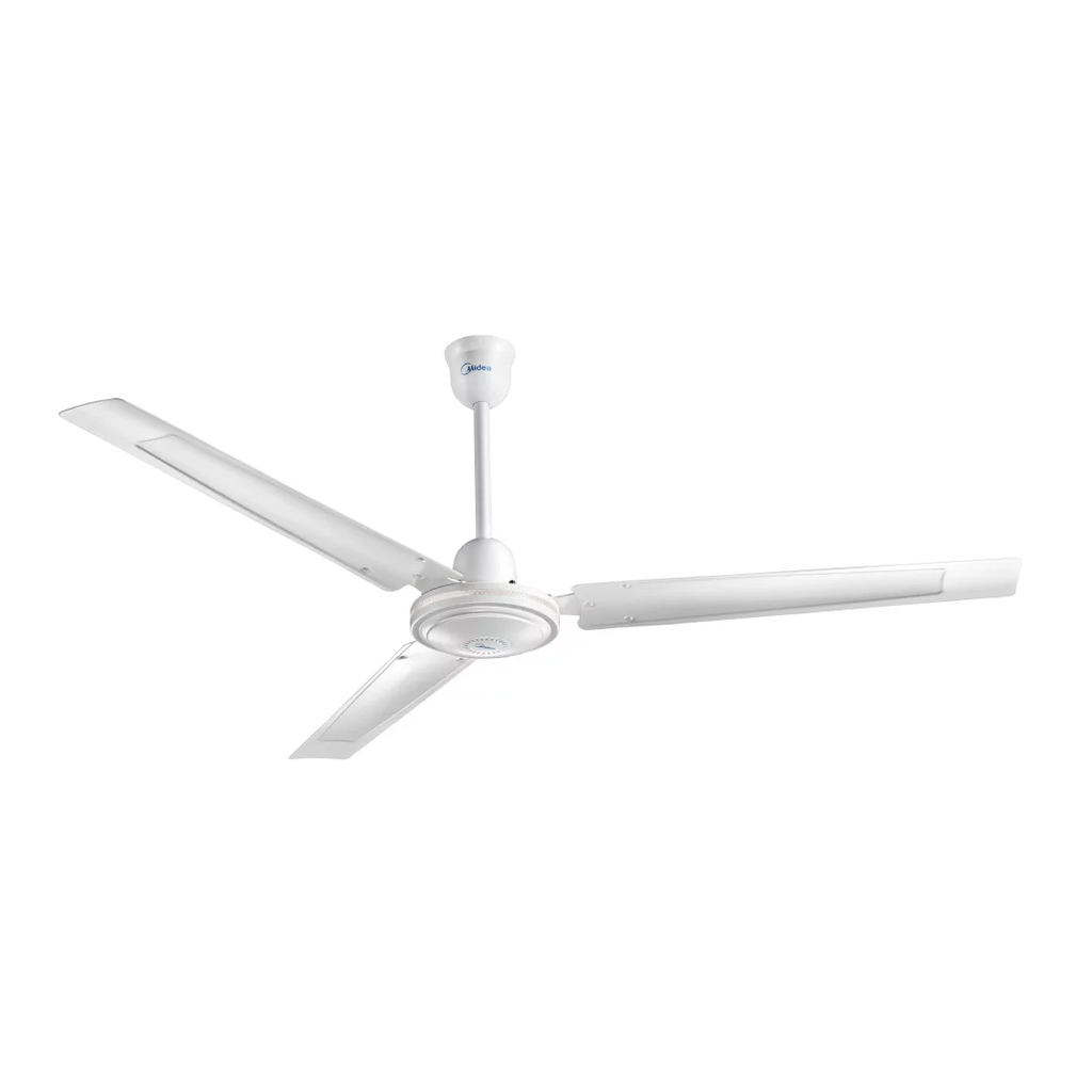  VENT_FC-56 - VENTILATEUR MIDEA PLAFONNIER/56&quot;/3 HELICES/BLANC/5 CHOIX DE DEBIT/220-240V/65W/ 3PCS/CT