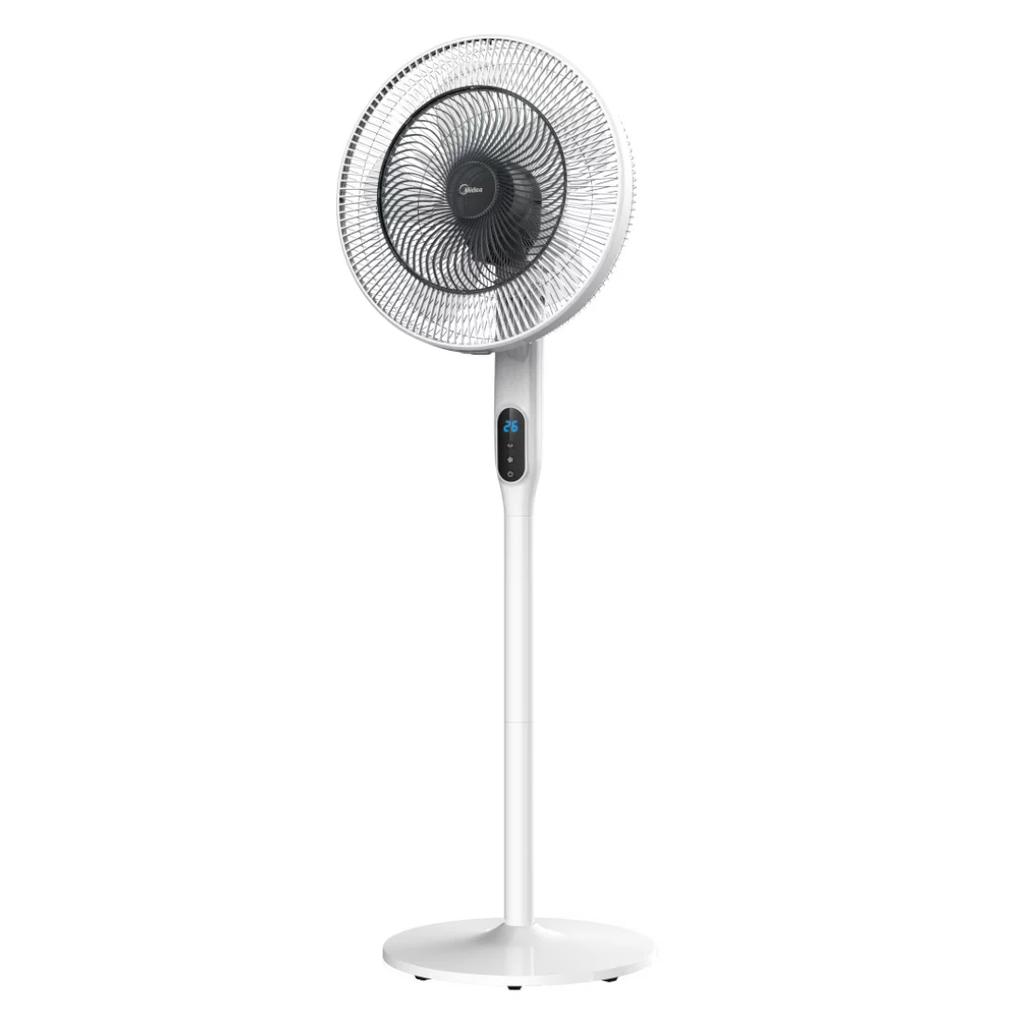  VENT_FS40-18ARW - VENTILATEUR A PIED MIDEA/AVEC TELECOMMANDE/MODE SILENCE/BLANC