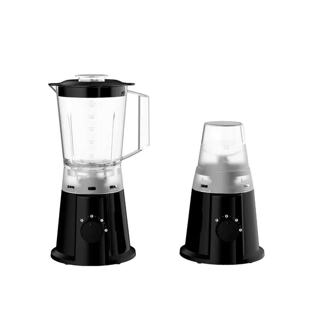  MIXER_BL1197A - MIXEUR MIDEA 1.5LT 600W PLASTIQUE/MOTEUR COULEUR NOIR/2 VITESSES/ 8PC/CT