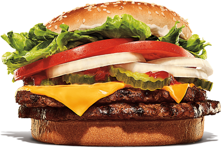 Sandwich Double Whopper Cheese + Steak de hamburger