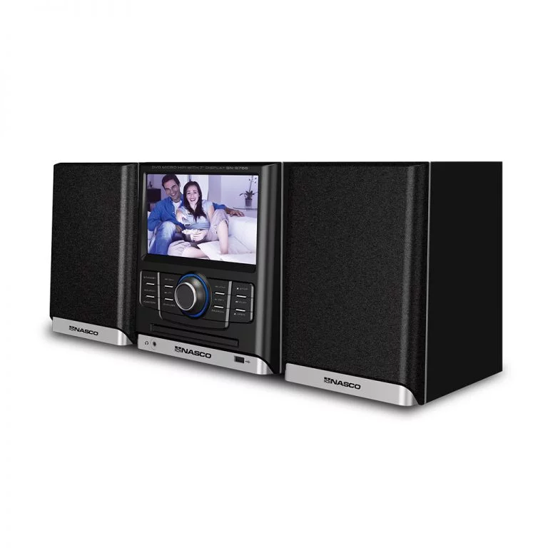  HIFI_SN-S766 - DVD MICRO HIFI NASCO/USB-FM RADIO-AUX IN-CD RIPPING-DVD/AVEC 1 ECRAN