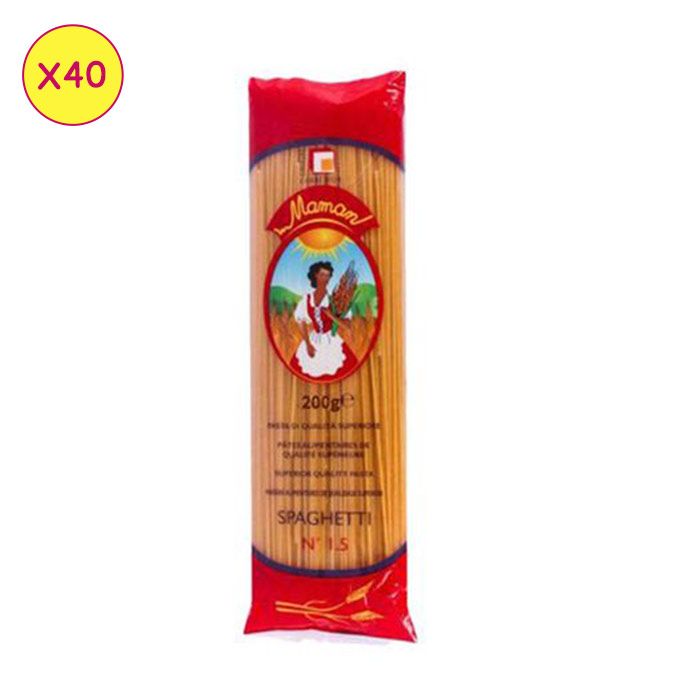 PATE LONGUE 200G MAMAN ROUGE x 40