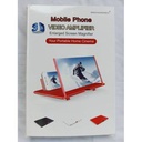 Amplificateur De Loupe D'écran De Téléphone Portable 3D Pliant La Loupe Vidéo HD,