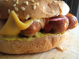 Saucisse burger simple