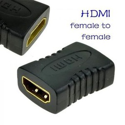 Coupleur Adaptateur HDMI Femelle Vers HDMI Femelle   - Noir