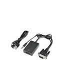 Câble Adaptateur Convertisseur VGA Mâle Vers HDMI Femelle Sortie 1080 P HD+Audio TV AV HDTV - Noir