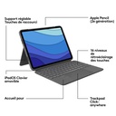 Logitech Combo Touch IPad Pro 11 Pouces (1re, 2e, 3e Gén - 2018, 2020, 2021) Etui Clavier