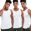 Delux Lot De 3 Débardeurs Homme - Blanc