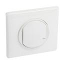 Interrupteur sans fils supplémentaire pour installation connectée Céliane with Netatmo avec plaque Laqué Blanc