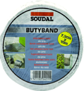 BANDE D'ETANCHEITE BUTYBAND PLOMB 10 cm x 10m SOUDAL REF 111089