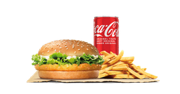 Menu Chicken Burger + Frites