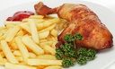  Frites poulet/poisson/œufs