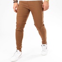 Pantalon chino marron