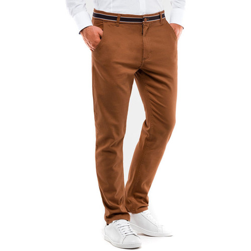 Pantalon chino marron