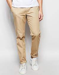 Pantalon chino marron